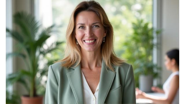 Video testimonial di Maria, 48 anni, che racconta la sua trasformazione nel digital coaching con Caldera Care.